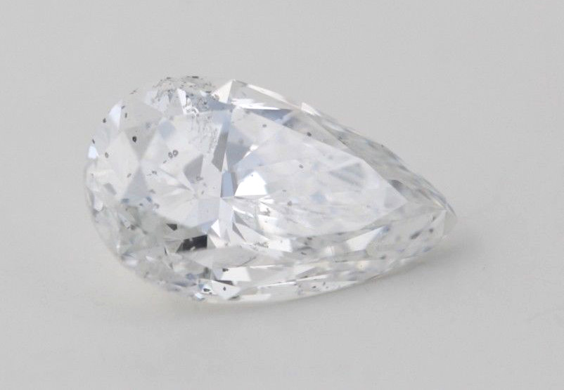 Pear Loose Diamond (3.05 Ct, D , SI2( Enhanced&laser Drilled) ) EGL